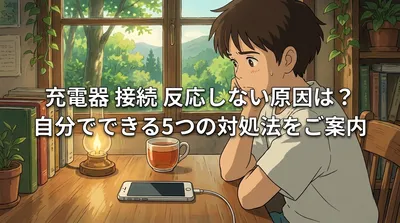 充電器 接続 反応しない原因は？自分でできる5つの対処法をご案内