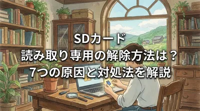 SDカード 読み取り専用の解除方法は？7つの原因と対処法を解説